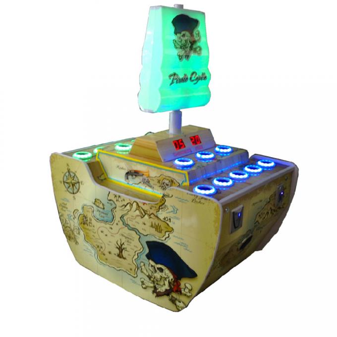 La rana di divertimento dei bambini ha colpito la macchina del gioco del martello per il biglietto di estinzione 0