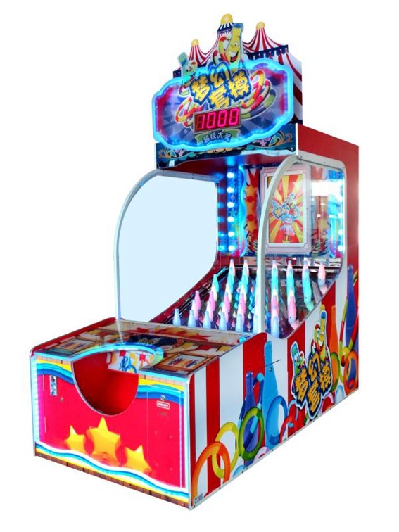 Macchina elettrica di Ring Toss Ticket Redemption Game per i bambini di divertimento adulti 0