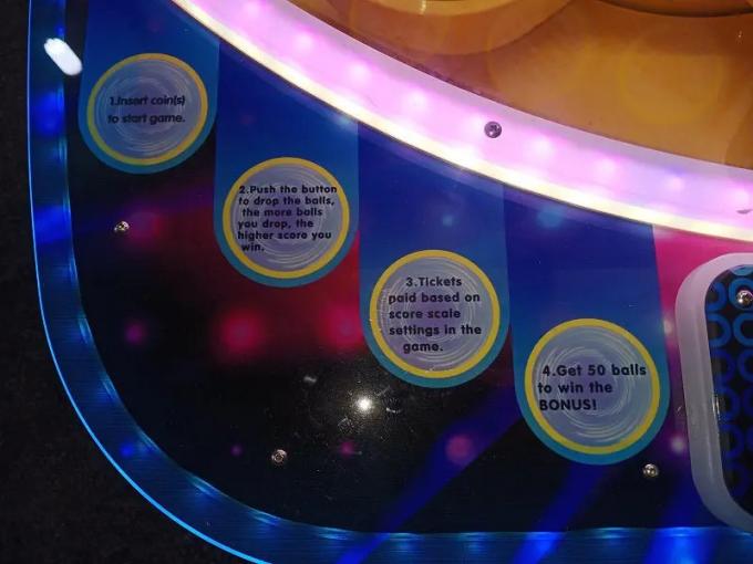 Quik Drop Arcade Ticket Game, Ball Drop Lottery redemption game machine in vendita 3