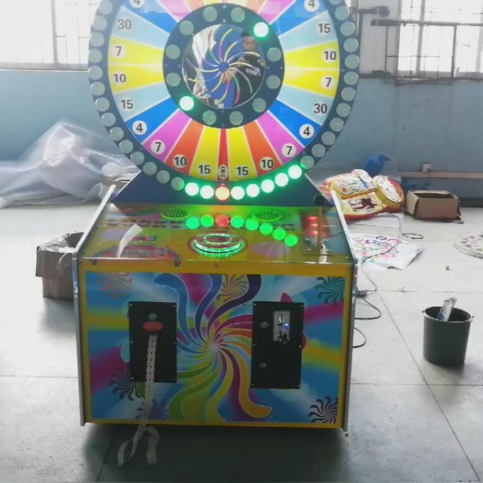 Lucky Spin Turning Lottery Game Machine Interiore Divertimento Monete Operato Giochi di riscatto biglietti 4