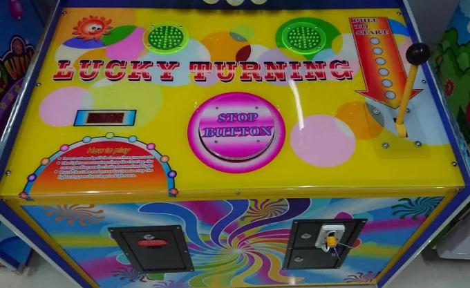 Lucky Spin Turning Lottery Game Machine Interiore Divertimento Monete Operato Giochi di riscatto biglietti 5
