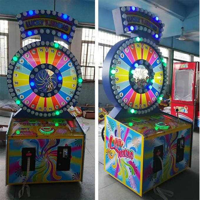 Lucky Spin Turning Lottery Game Machine Interiore Divertimento Monete Operato Giochi di riscatto biglietti 1