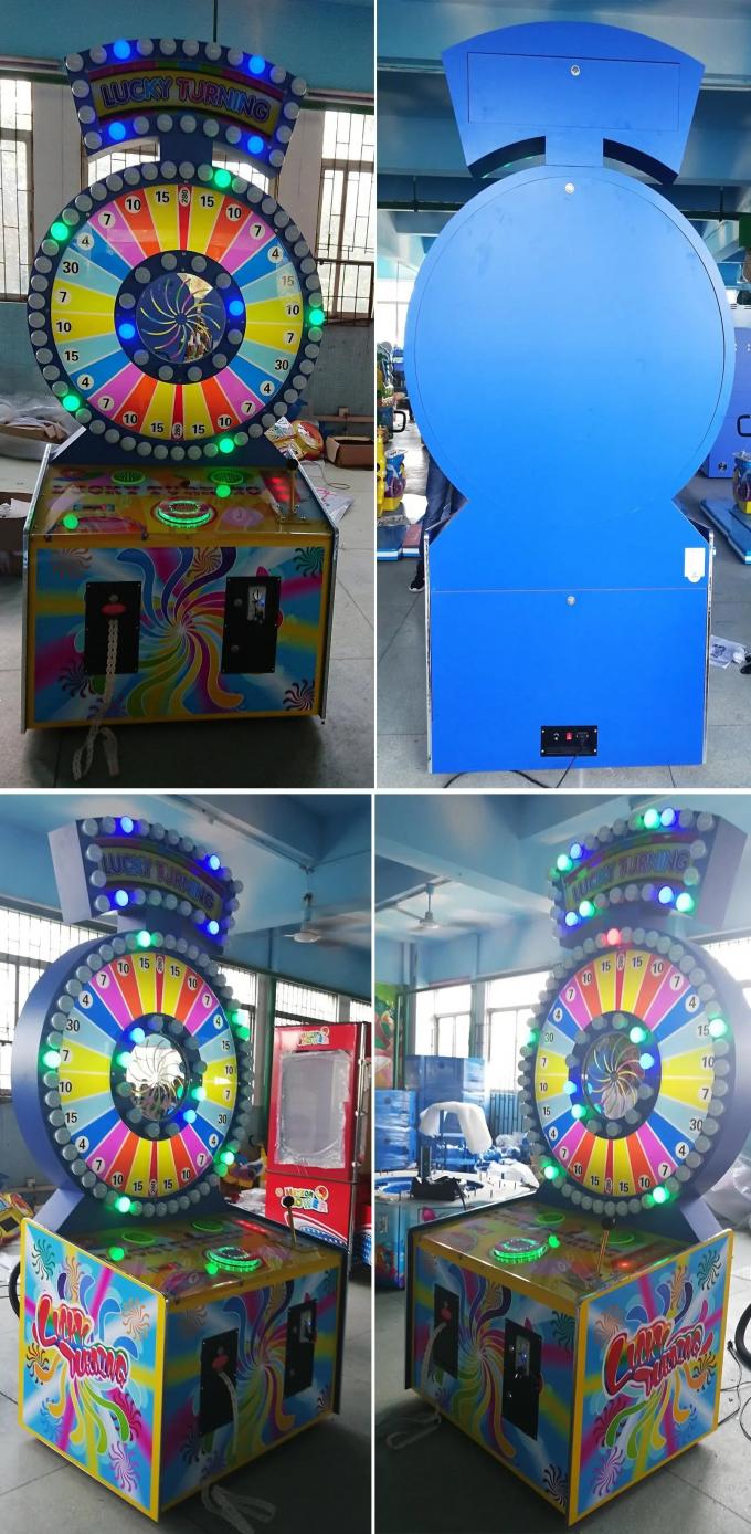 Lucky Spin Turning Lottery Game Machine Interiore Divertimento Monete Operato Giochi di riscatto biglietti 0